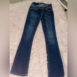 wallflower luscious curvy bootcut jeans size 1 regular